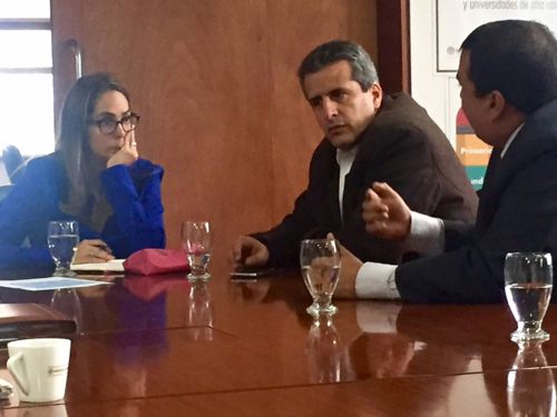 Gina Parody, Luis Fernando Velasco, Rodrigo Campo. Gina Parody - Gobernador 1