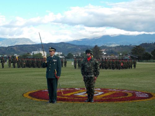 brigadier general Luis Fernando Rojas Espinoza Tercera Brigada