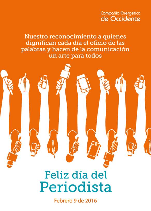 Día del periodista - Compañía Energética de Occidente CEO