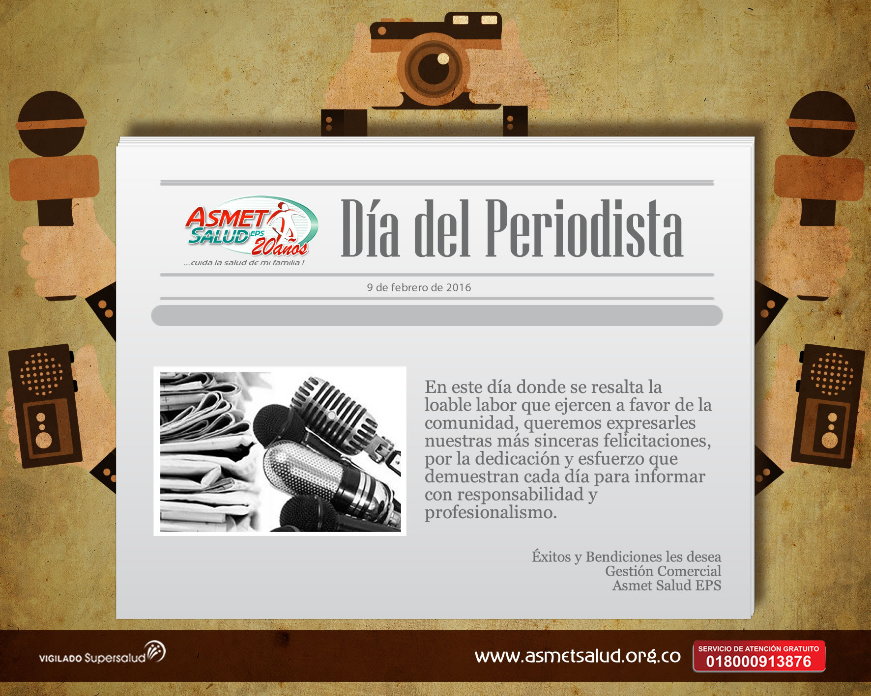 Dia del periodista - Asmet Salud Dia del periodista 3