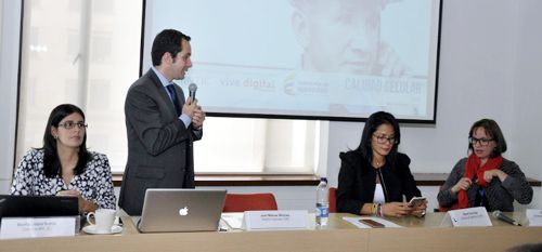 La Directora (e) de la ANE, Martha Suárez; el director de la CRC, Juan Manuel Wilches; la Directora de Vigilancia y Control, Mayerly Díaz, y la Subdirectora para la Industria de Comunicaciones, Gloria Patricia Perdomo, participaron del taller de calidad celular organizado por el MinTIC. Mintic