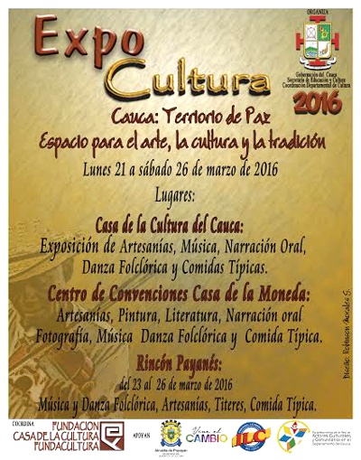 Expo Cultura 2016 - Cauca - Territorio de Paz
