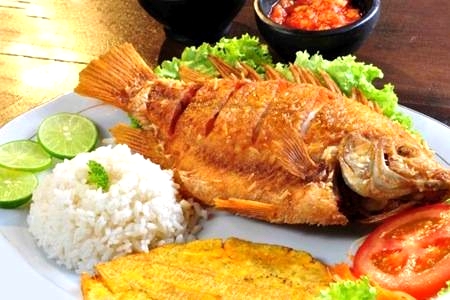 Tilapia frita - Pescado
