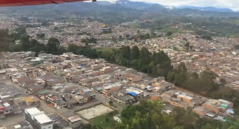 Vista aérea de Popayán Vista aérea de Popayán