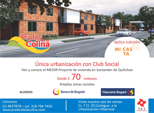 Prados de la Colina en Santander de Quilichao