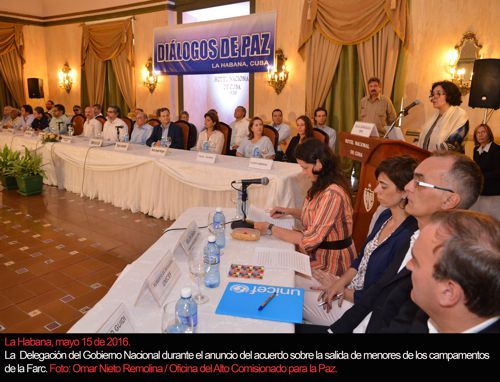 Menores de edad dejarán los campamentos de las FARC Acuerdomenores02