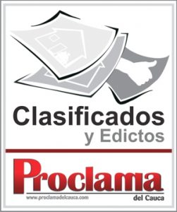 Clasificados y Edictos Proclama Cauca y Valle