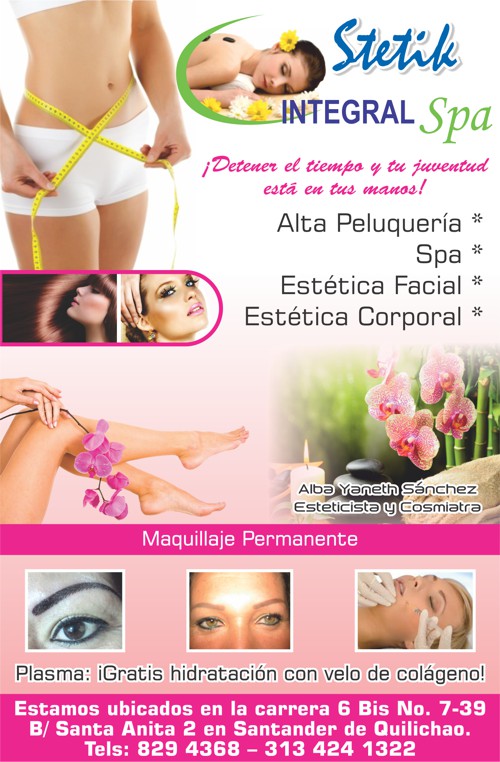 Stetik Integral Spa - Santander de Quilichao Stetik Integral Spa - Santander de Quilichao