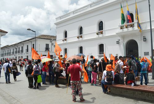 protesta parque caldas protesta parque caldas