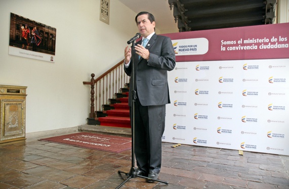 Ministro del Interior, Juan Fernando Cristo Bustos