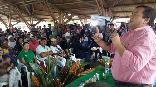 Gobernador del Cauca, Oscar Rodrigo Campo Hurtado Corinto 16