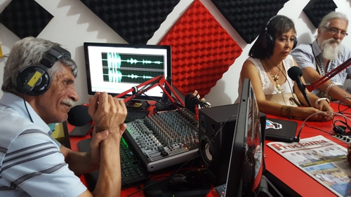 Alfonso J. Luna Geller, Hilda Pardo, TitoCé. Encuentro de Poetas - emisora 3