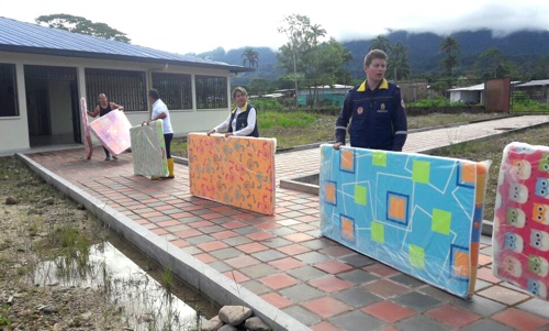 Entregan ayudas a damnificados por el invierno en Piamonte, Cauca Entregan ayudas a damnificados por el invierno en Piamonte, Cauca1
