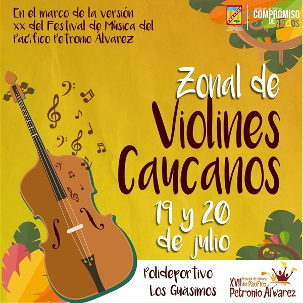Zonal violines caucanos
