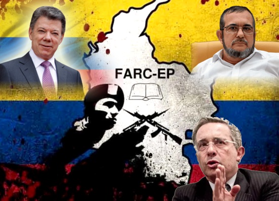 EL FORZOSO DESTINO DE URIBE, SANTOS Y LAS FARC EL FORZOSO DESTINO DE URIBE, SANTOS Y LAS FARC