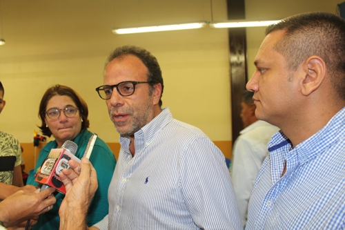 Mariana Garcés Córdoba, Jorge Alberto Giraldo y el alcalde de Corinto Edward García. Ministra Cultura Corinto 12
