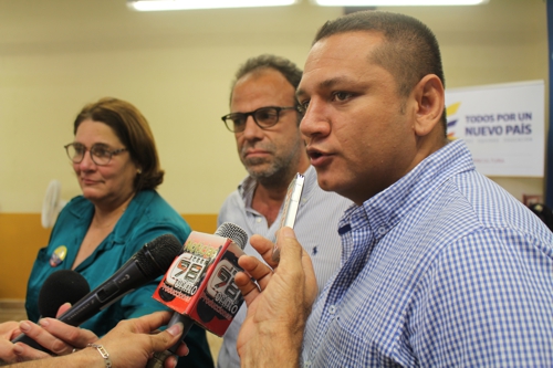 Mariana Garcés, Jorge A. Giraldo, Edward García. Ministra Cultura Corinto 13