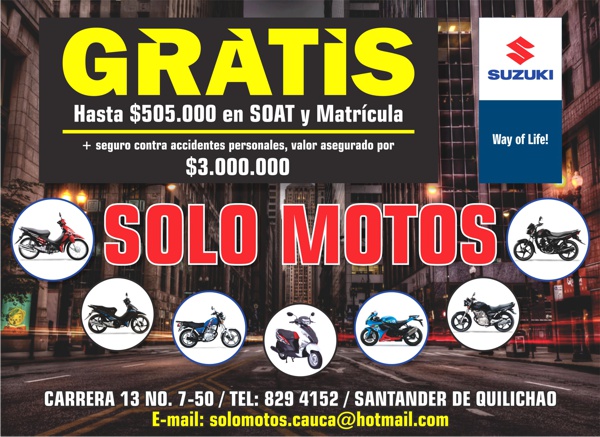 Solo Motos - Santander de Quilichao