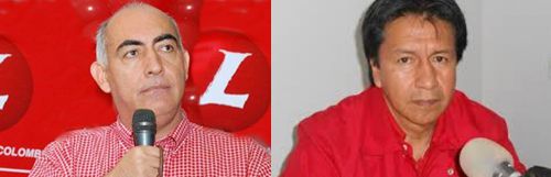 Carlos Julio Bonilla Soto y Crisanto Pizo Mazabuel congresistas-caucanos