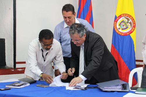 Alcalde Alvaro Mendoza Bermúdez y el rector de UniCauca, Juan Diego Castrillón Orrego alvaro-juan-diego-4