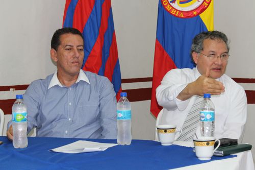 Alcalde Alvaro Mendoza Bermúdez y el rector de UniCauca, Juan Diego Castrillón Orrego alvaro-juan-diego