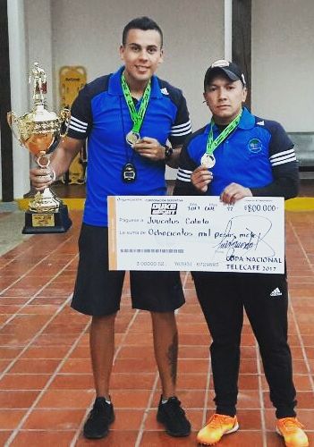 A.T. Diego Fajardo y D.T. Andrés Felipe Salazar.