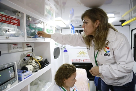 Verifican licencias de funcionamiento de ambulancias en el Cauca Verifican licencias de funcionamiento de ambulancias en el Cauca