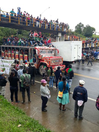 marcha indigena Caldono