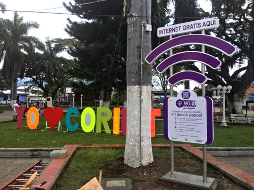 Corinto ya disfruta de internet gratis para la gente
