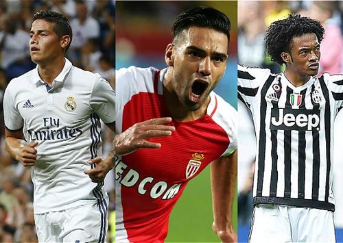 Jugadores colombianos en Semifinales de la UEFA Champions League