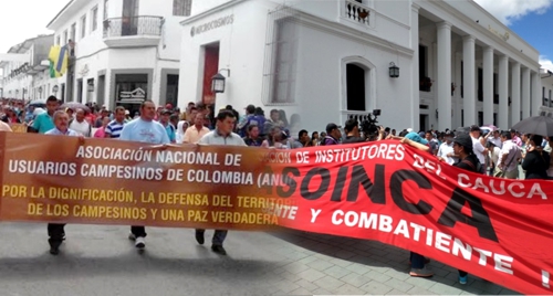 Campesinos y profesores anunciaron paro en el Cauca Campesinos y profesores anunciaron paro en el Cauca