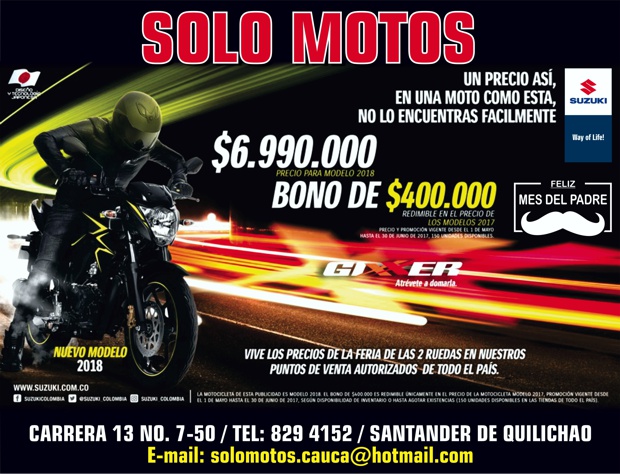 Solo Motos - Suzuki - Santander de Quilichao Solo Motos - Suzuki - Santander de Quilichao