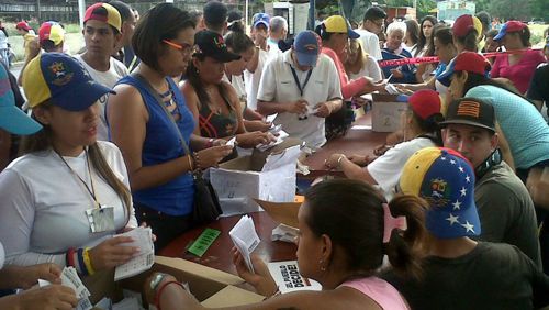 Así se desarrolló el acto de la MUD frente a la ANC