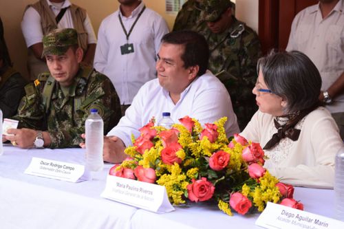 La inauguración de la Fiscalía Local, que funcionará en la sede de la Casa de la Cultura de Argelia, contó además con la participación del director de Fiscalía Seccional Cauca, Raúl González; el gobernador del Departamento, Oscar Rodrigo Campo Hurtado; el alcalde de Argelia, Diego Aguilar Marín, así como autoridades militares y de Policía de la región.