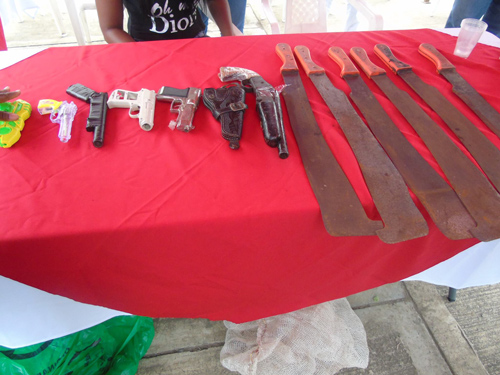 Jornada de desarme voluntario en Villa Rica