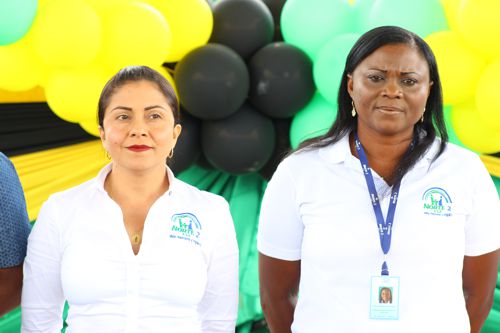 Beatriz Bohórquez Salinas, gerente ESE Norte 2 y Ana Clemencia Mina Lucumí, coordinadora del Punto de Antención Guachené.