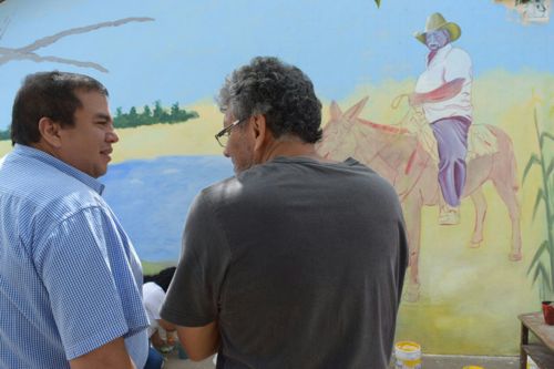 Gobernador del Cauca, Óscar Rodrigo Campo, llegó a la vereda El Puro, municipio del Patía