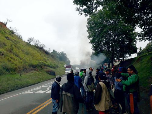Continúa tensión en vía Panamericana