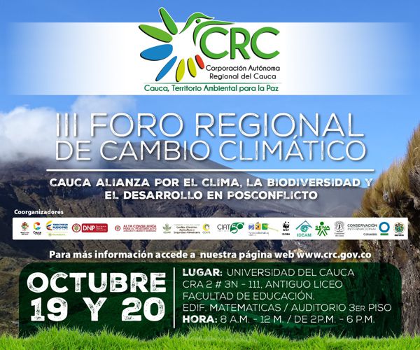 III Foro Regional de Cambio Climático en Cauca