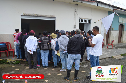 Primer pago a cultivadores de cultivos ilícitos en Miranda Primer pago a cultivadores de cultivos ilícitos en Miranda