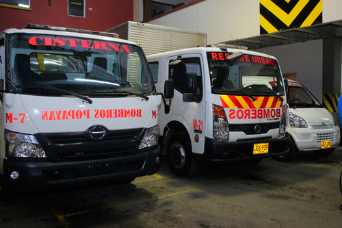 Mejores herramientas para el Cuerpo de Bomberos de Popayán Mejores herramientas para el Cuerpo de Bomberos de Popayán