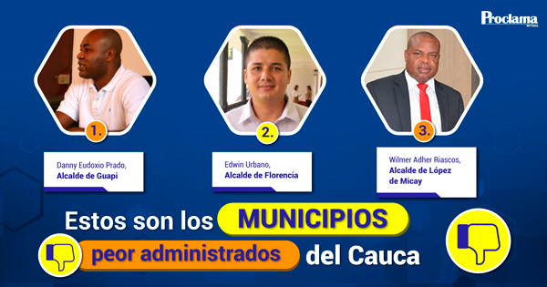 Sólo 8 municipios del Cauca son sostenibles Sólo 8 municipios del Cauca son sostenibles