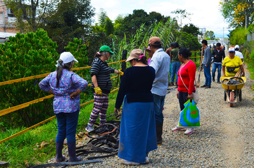 Acueducto municipal apoya trabajos comunitarios en Popayán
