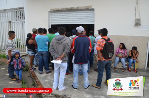 Primer pago por sustitución de cultivos ilícitos, en Miranda