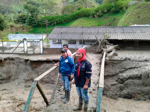 EMCASERVICIOS atiende emergencia presentada en el municipio de Páez