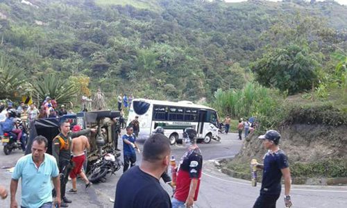 Accidentes de tránsito dejan un muerto y 26 heridos