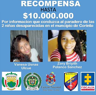 Buscan a dos adolescentes desaparecidas en Corinto