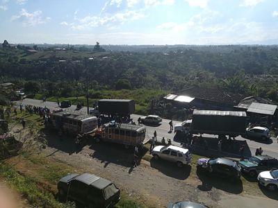Indígenas bloquearon nuevamente la Panamericana