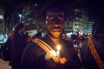 Carlos Santos, 31 años Bogotá rindió homenaje a Temístocles Machado