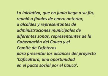 El norte del Cauca se la “juega” por el café